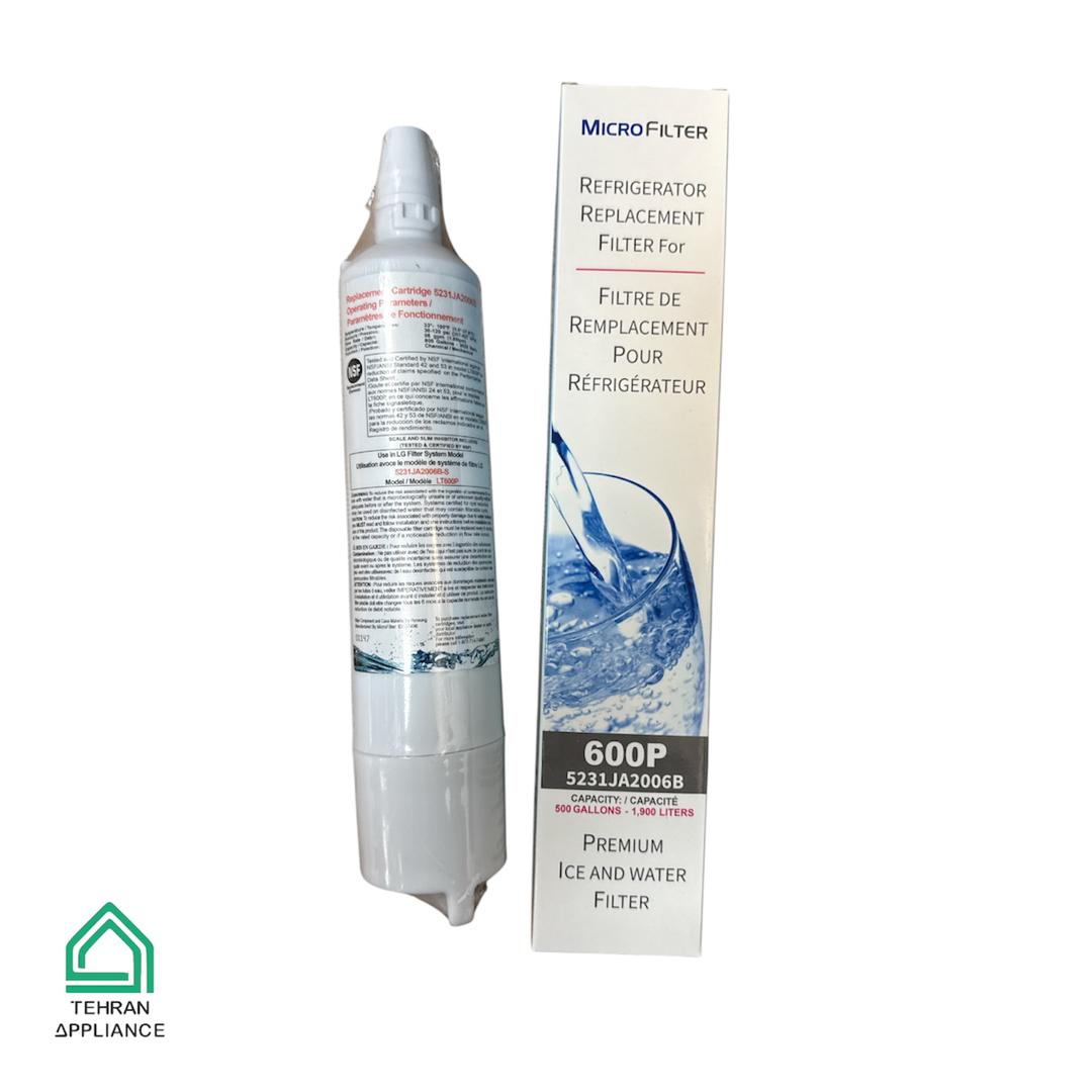 فیلتر یخچال ال جی مدل موشکی سر باریک